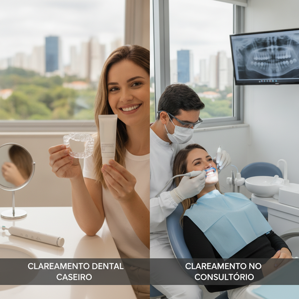 Clareamento Dental Caseiro ou no Consultório em Goiânia