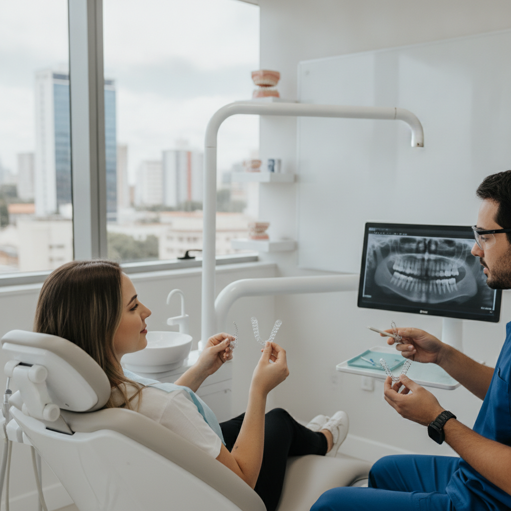 Diferença entre Aparelho Fixo e Invisalign em Goiânia