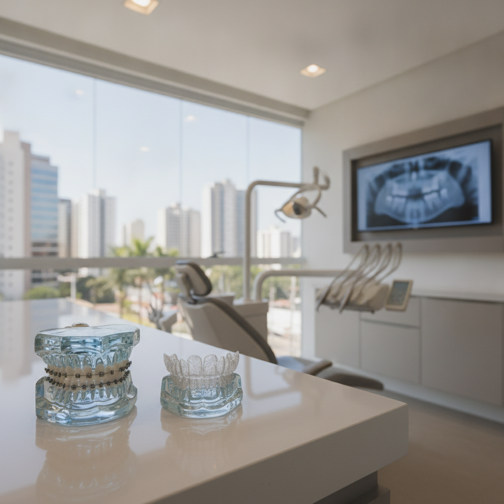 Diferença entre Aparelho Fixo e Invisalign em Goiânia