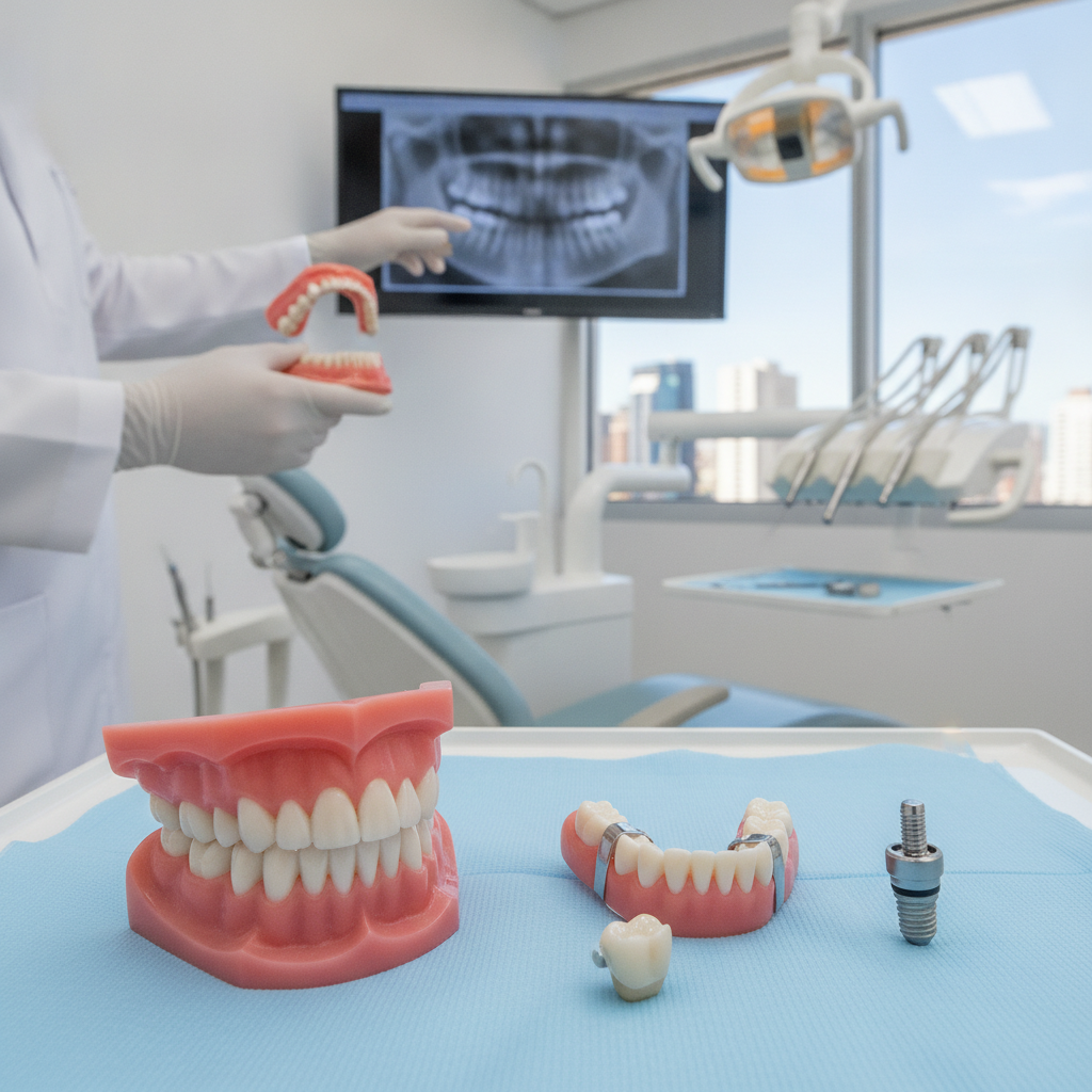 Prótese Dentária em Goiânia: Tipos e Indicações